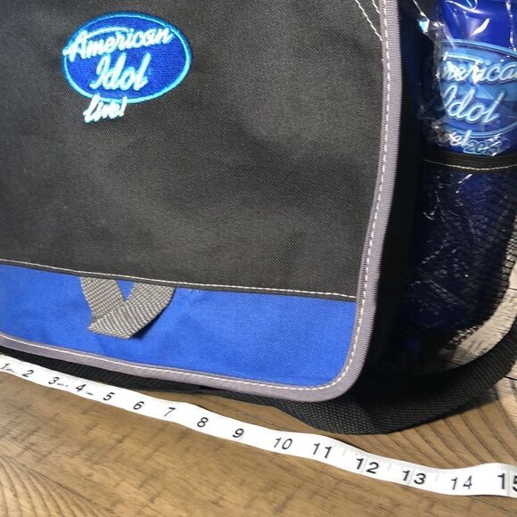 American 🇺🇸 Idol Live Messenger Bag & Water 💧 Bottle NEW SWAG from 2015 Fun! - Picture 6 of 17